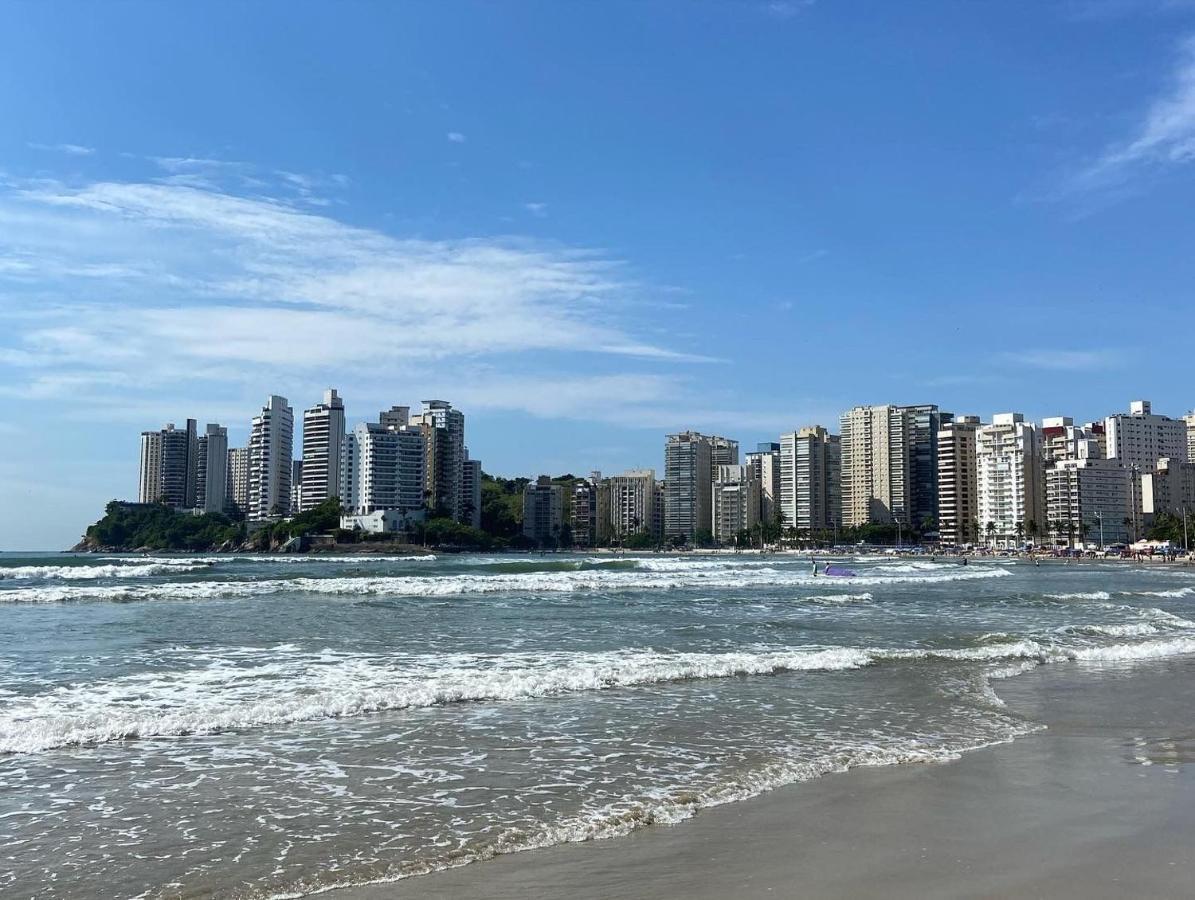 Loft moderno pé na areia a 50 metros do mar Pitangueiras Guarujá Exterior foto